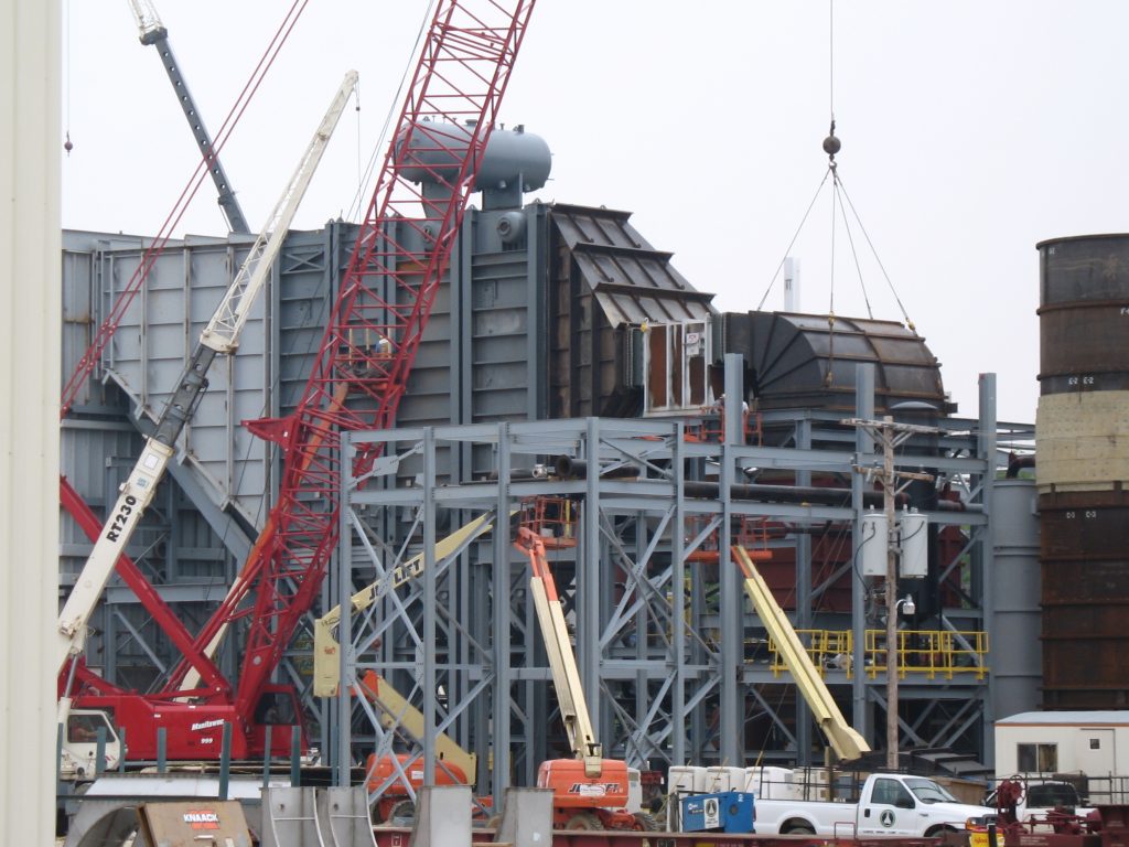 Boiler and Tank Erection - Canton Cogen