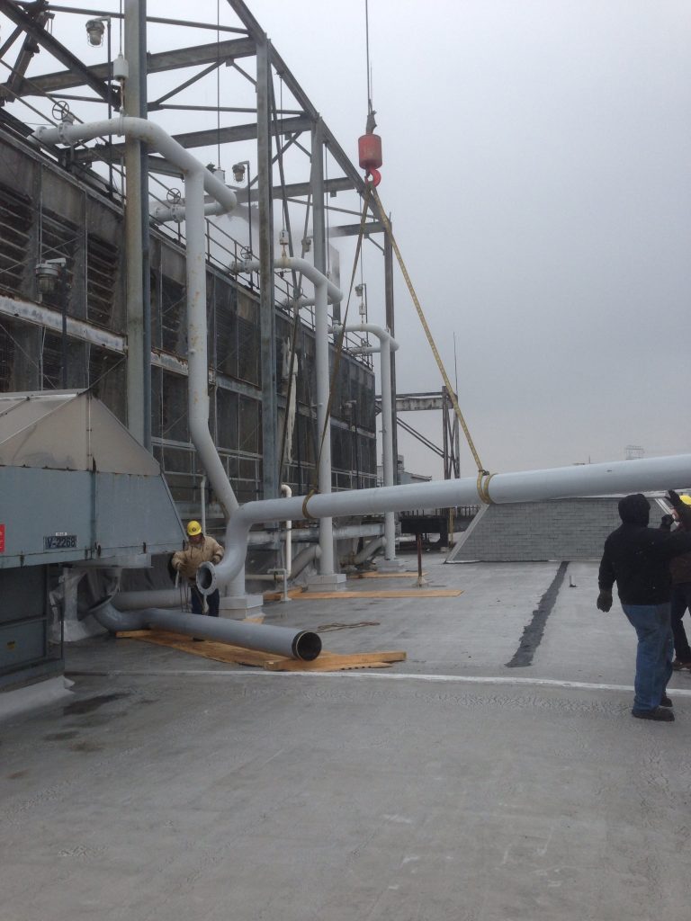 Process Piping - Caterpillar Cooling Towers